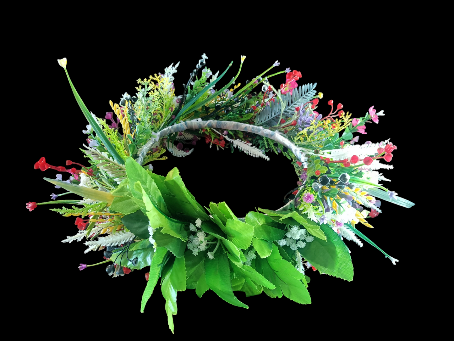 Artificial Assorted Colour Ei Katu (Head Garlands)Cat#2