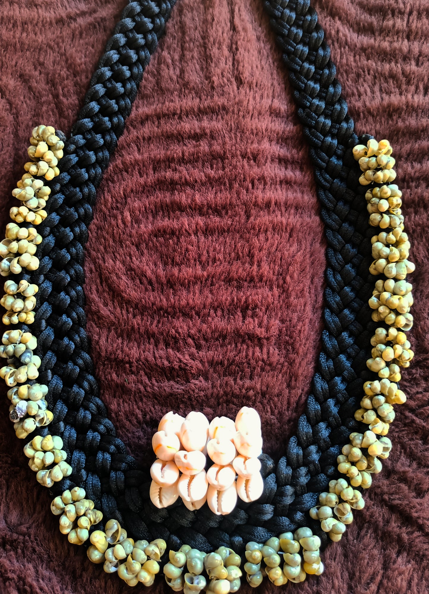 Macrame Mongo/ Wood Beads statement