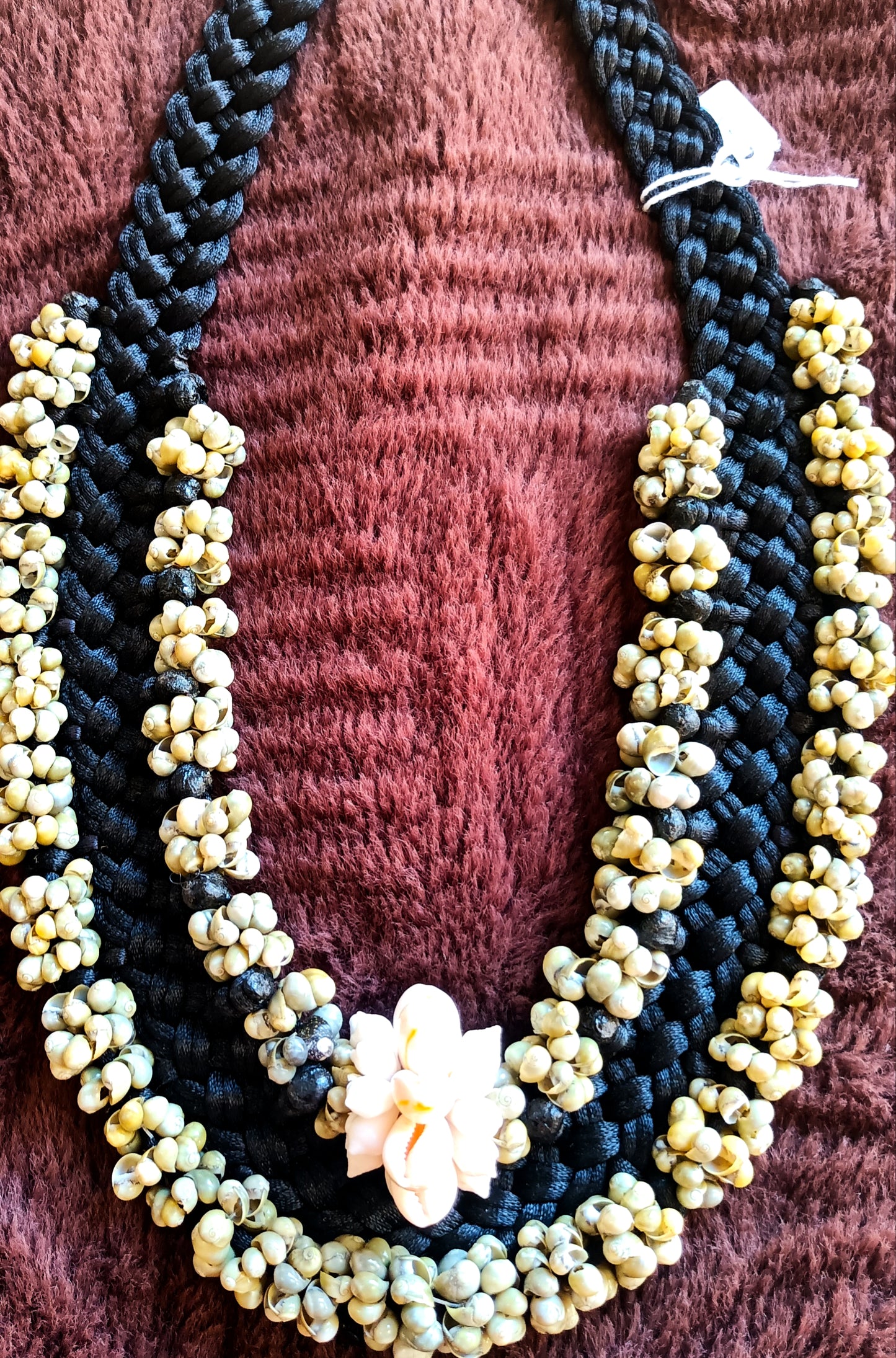 Macrame Mongo/ Wood Beads statement