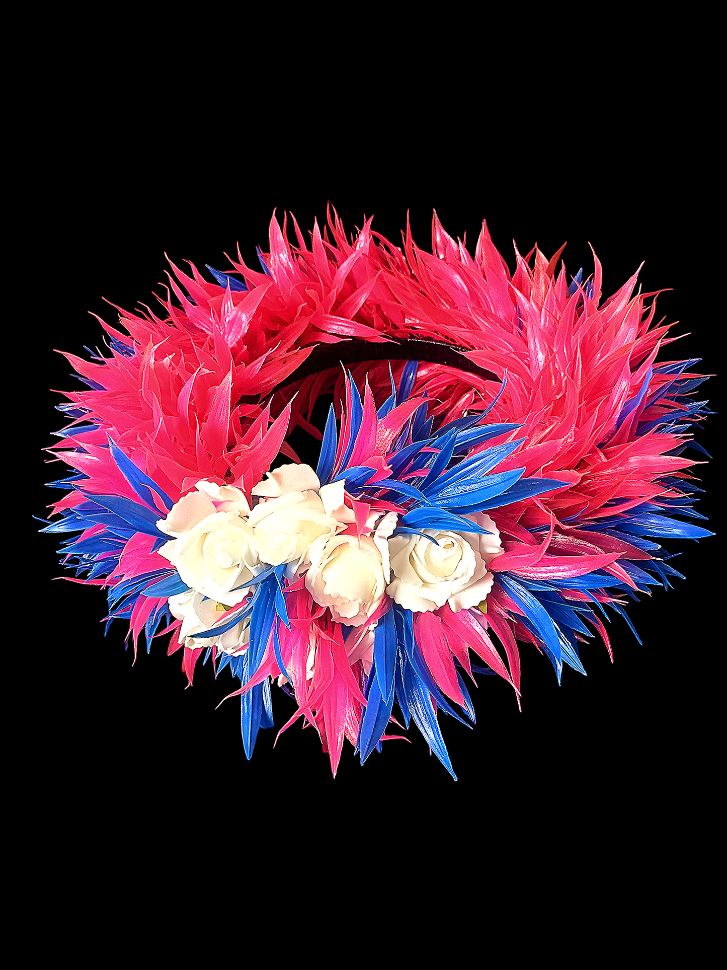 Artificial Assorted Colour Ei Katu (Head Garlands)Cat#2